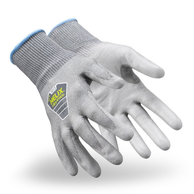 HexArmor Helix 3013 Large ANSI A6 Cut-Resistant Gloves with HPPE, SS, Recycled Nylon Knit Shell